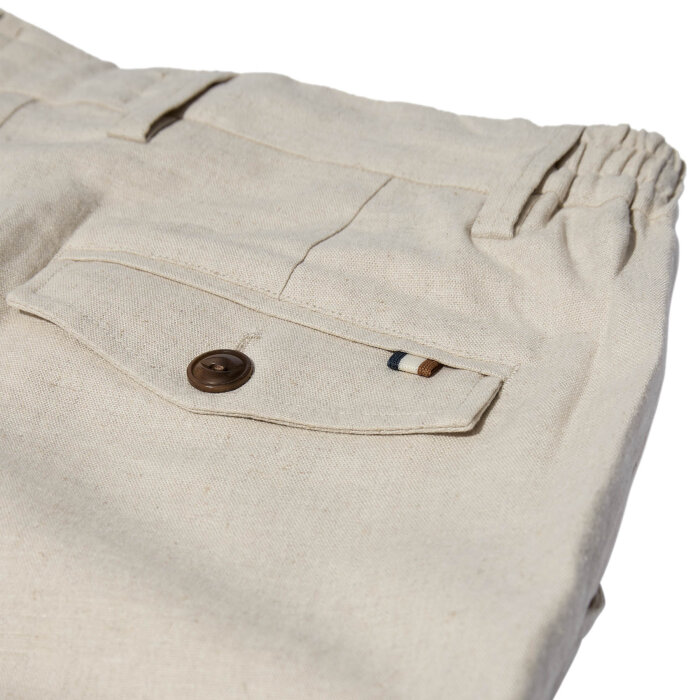 Mos Mosh Gallery - Mos Mosh - Hunt plage | Shorts Ecru Melange