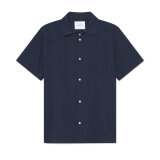 LES DEUX - Les Deux - Charlie stripe shirt | K/Æ Skjorte Dark Navy