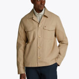 Tommy Hilfiger  - Tommy Hilfiger  - Cot/nyl. shirt jacket | Overshirt Sandalwood