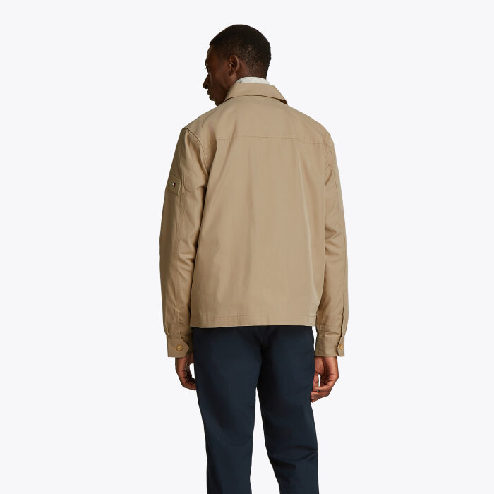 Tommy Hilfiger  - Tommy Hilfiger  - Cot/nyl. shirt jacket | Overshirt Sandalwood