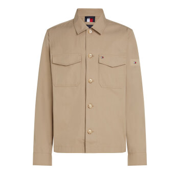 Tommy Hilfiger  - Tommy Hilfiger  - Cot/nyl. shirt jacket | Overshirt Sandalwood