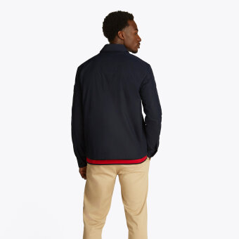 Tommy Hilfiger  - Tommy Hilfiger - Cot/nyl. shirt jacket | Overshirt Marineblå