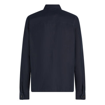 Tommy Hilfiger  - Tommy Hilfiger - Cot/nyl. shirt jacket | Overshirt Marineblå