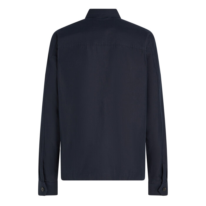 Tommy Hilfiger  - Tommy Hilfiger - Cot/nyl. shirt jacket | Overshirt Marineblå