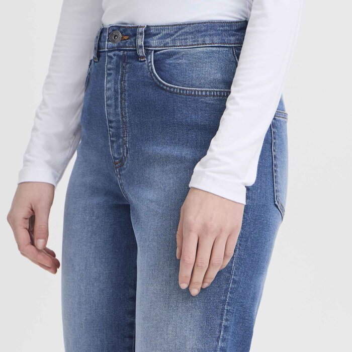 ICHI ( Dame ) - ICHI - IHTWIGGY SH07 | KNICKERS WASHED MED BLUE