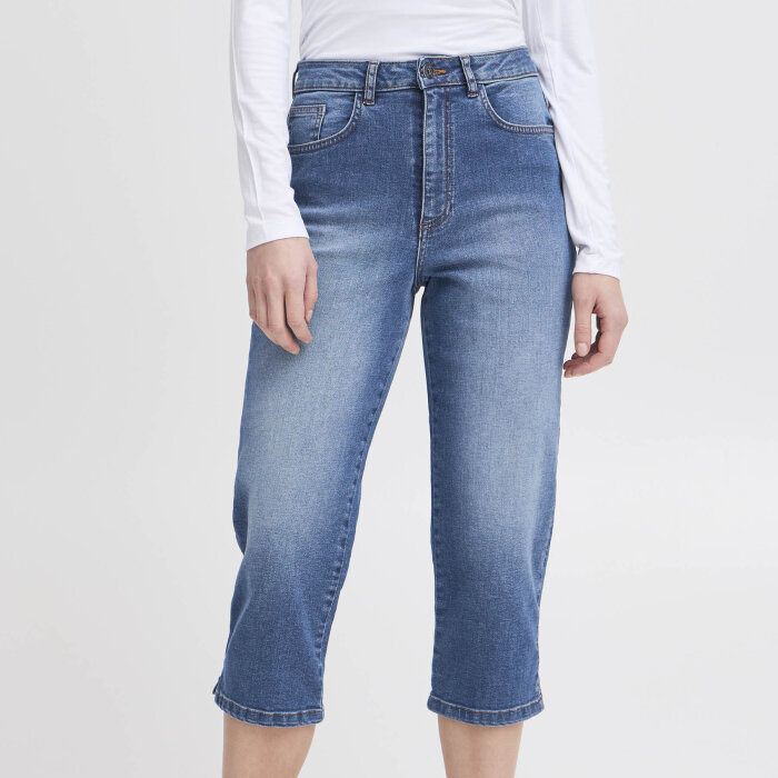 ICHI ( Dame ) - ICHI - IHTWIGGY SH07 | KNICKERS WASHED MED BLUE