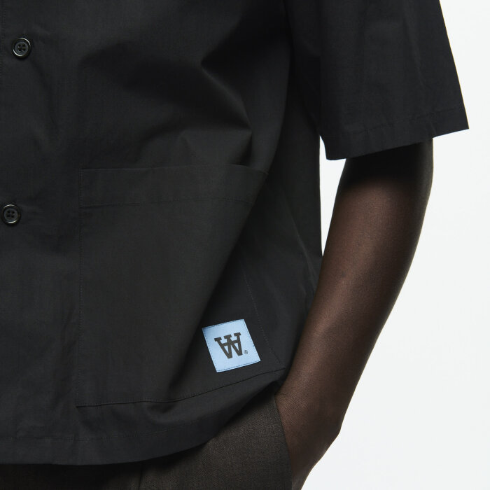 Double A by Wood Wood - Wood Wood - Mumphry shirt | K/Æ Skjorte Black