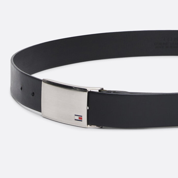 Tommy Hilfiger  - Tommy Hilfiger - Plaque Belt | Bælte Sort