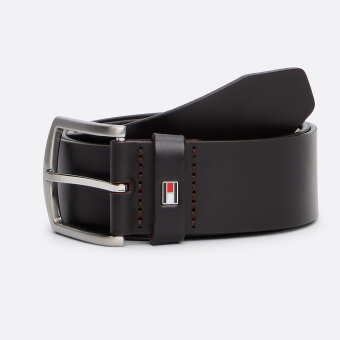 Tommy Hilfiger  - Tommy Hilfiger - Denton 4.0 belt | Bælte Dark tan