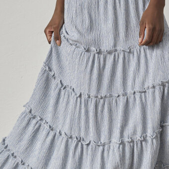 Love&divine ( Dame ) - LOVE&DIVINE - LOVE1326 | NEDERDEL BLUE/WHITE STRIPE