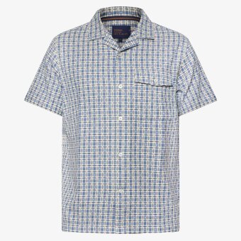 Signal - Signal - Harry rough check shirt | K/Æ Skjorte Blue Gray