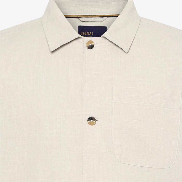 Signal - Signal - Prado linen look | Overshirt Creamy