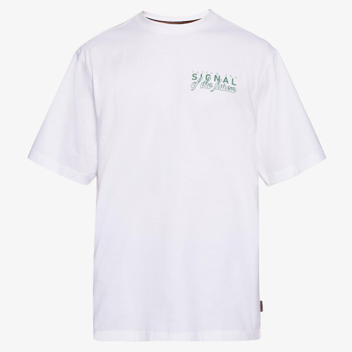 Signal - Signal - Gael print tee | T-shirt Hvid