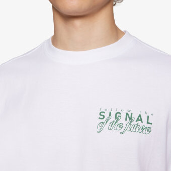 Signal - Signal - Gael print tee | T-shirt Hvid