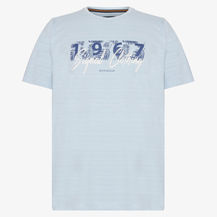 Signal - Signal - Gert graphic space tee | T-shirt Ice Water Blue