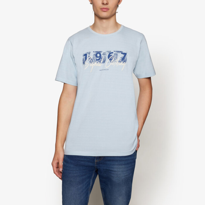 Signal - Signal - Gert graphic space tee | T-shirt Ice Water Blue