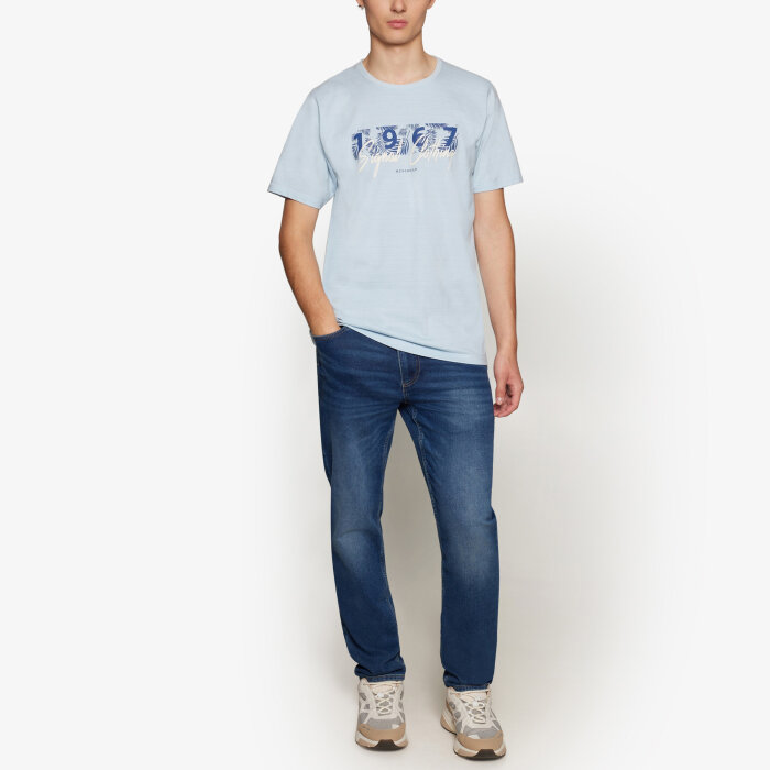 Signal - Signal - Gert graphic space tee | T-shirt Ice Water Blue