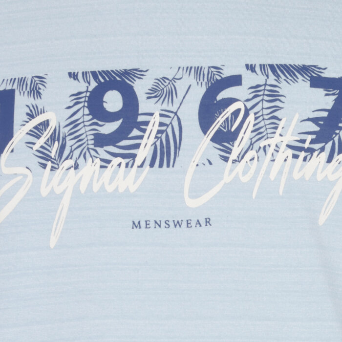 Signal - Signal - Gert graphic space tee | T-shirt Ice Water Blue