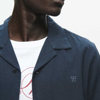 Double A by Wood Wood - Wood Wood - Double A Aaron resort shirt | K/Æ Skjorte Salute