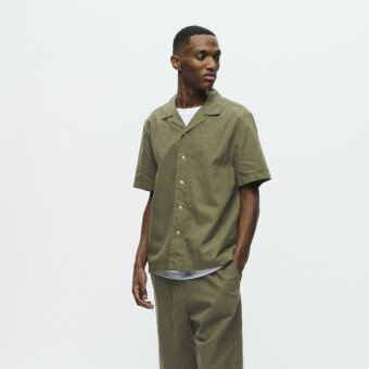 Double A by Wood Wood - Wood Wood - Double A Aaron resort shirt | K/Æ Skjorte Dusty Olive