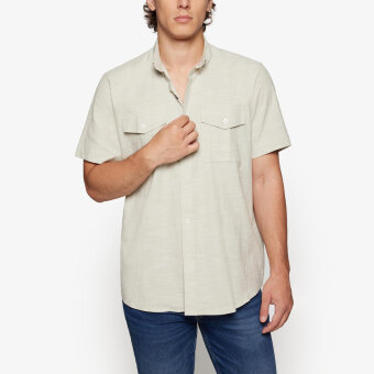 Signal - Signal - Pike chambray shirt | K/Æ Skjorte Gray Sand