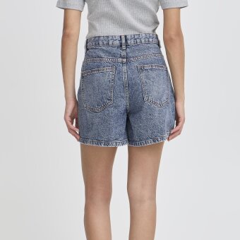 ICHI ( Dame ) - ICHI - IHAVENY SHO |  SHORTS MEDIUM BLUE