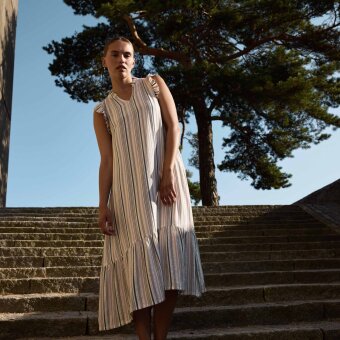 Pulz Jeans ( Dame )  - PULZ - PZMILLE DRESS | KJOLE PEACHSKIN