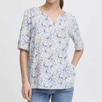 Pulz Jeans ( Dame )  - PULZ - PZNELLY BLOUSE 205310 WHITE BL