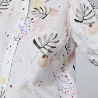 Sisters Point ( Dame ) - SISTERS POINT - ISOLA-SS7 | SKJORTE CREAM/FLOWER