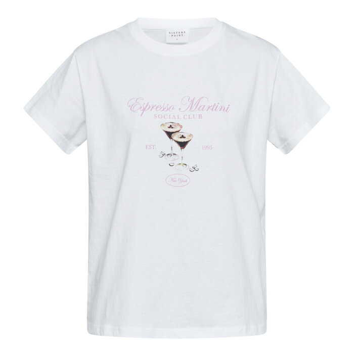 Sisters Point ( Dame ) - SISTERS POINT - PEIN-SS13 | T-SHIRT WHITE/MOCH