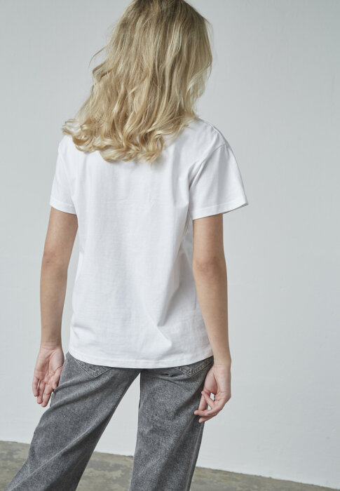 Sisters Point ( Dame ) - SISTERS POINT - PEIN-SS13 | T-SHIRT WHITE/MOCH