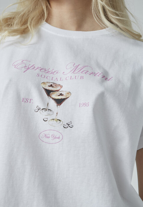 Sisters Point ( Dame ) - SISTERS POINT - PEIN-SS13 | T-SHIRT WHITE/MOCH