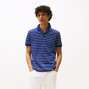 Tommy Hilfiger  - Tommy Hilfiger - Liquid | Polo T-shirt Preppy Navy