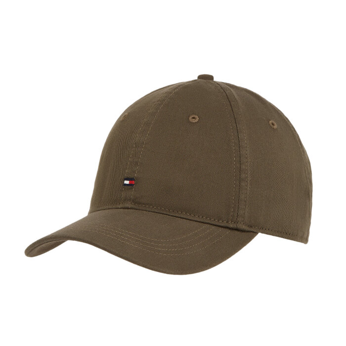 Tommy Hilfiger  - Tommy Hilfiger -  Flag soft panel cap | Kasket Army Green
