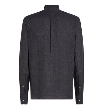 Tommy Hilfiger  - Tommy Hilfiger - Pigment dyed shirt | Hørskjorte Black
