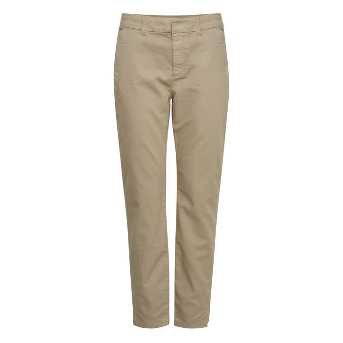 Pulz Jeans ( Dame )  - PULZ - PZCLARA PANT SKINNY | BUKSER WHITE PEPPER