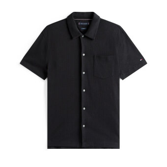 Tommy Hilfiger  - Tommy Hilfiger - Knit placket polo | Polo T-shirt Black