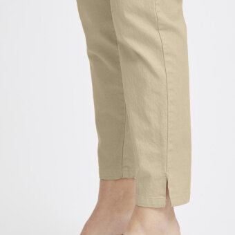 Pulz Jeans ( Dame )  - PULZ - PZCLARA PANT SKINNY | BUKSER WHITE PEPPER