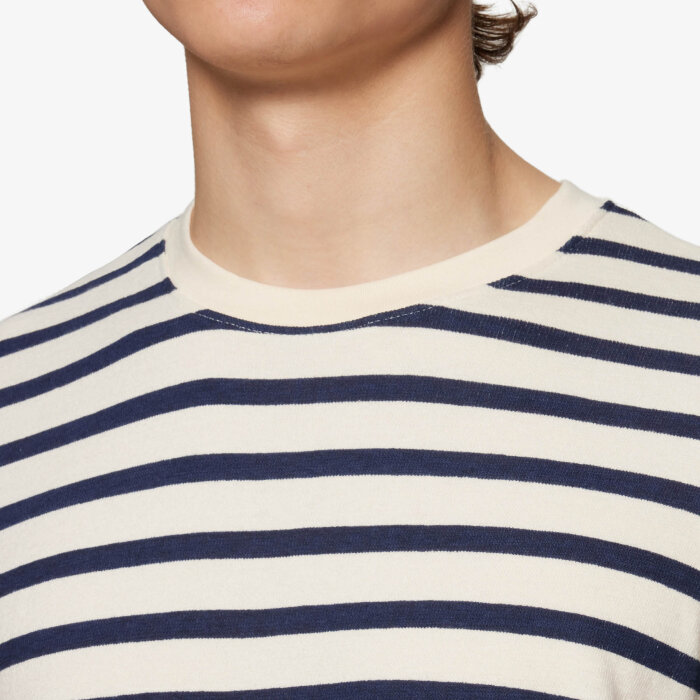 Signal - Signal - Glenn stripe tee | T-shirt Ivory Cream