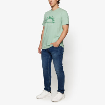 Signal - Signal - Gabriel front print tee | T-shirt Worn Green