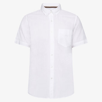 Signal - Signal - Hani linen look | K/Æ Skjorte Hvid