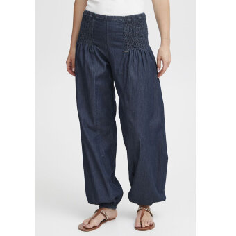 Pulz Jeans ( Dame )  - PZJILL WILD DENIM PANT 5001814 relaxed fit 100% bomuld