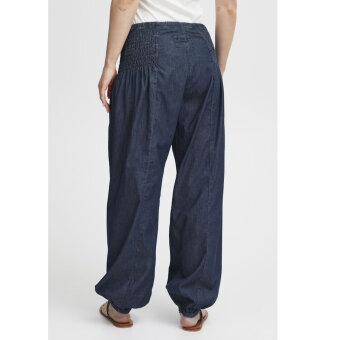 Pulz Jeans ( Dame )  - PULZ - PZJILL WILD DENIM PANT | BUKSER DARK BLUE DENIM