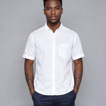 Signal - Signal Cane oxford shirt 96% BOMULD 4% ELASTAN