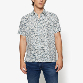 Signal - Signal - Hubert linen shirt | K/Æ Hørskjorte Egret Dust