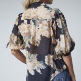 Love&divine ( Dame ) - LOVE&DIVINE - LOVE436-17 | SKJORTE BLACK/FLOWER