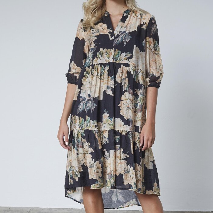 Love&divine ( Dame ) - LOVE&DIVINE - LOVE958-9 | KJOLE BLACK/FLOWER