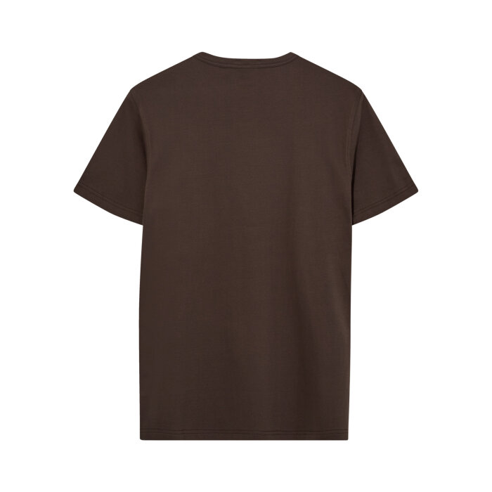 Mos Mosh Gallery - Mos Mosh - Perry crunch tee | T-shirt Chocolate Brown