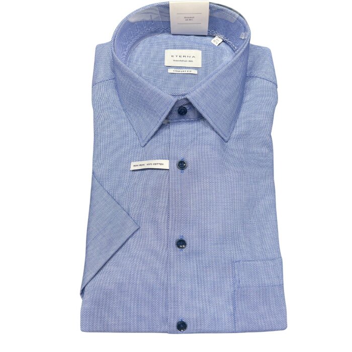 Eterna - Eterna - 1098 K181 15 | K/Æ Comfort Fit Skjorte Blå