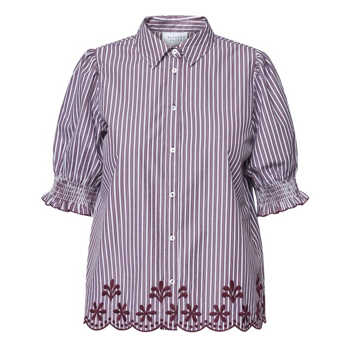 Sisters Point ( Dame ) - SISTERS POINT - ISOLA-SS6 | SKJORTE  BORDEAUX/WHITE